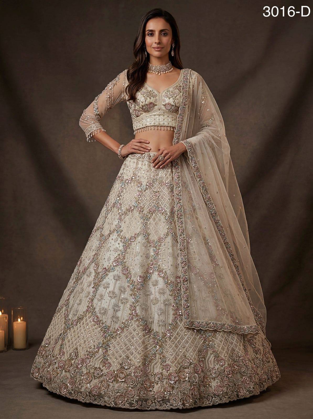 3016 BY FASHID Indian Traditional Wear Bridal Collection Beautiful Stylish Fancy Colorful Bridal Wear & Occasional Wear Fancy Lehengas At Wholesale Price